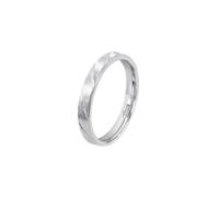 LOTUS SILVER Damenring und Herren Silber 925 ml - Design Ergonomisch