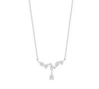 LOTUS SILVER LP3907-1/1 Glam Halskette, Silber, geometrisch, 42,00 mm, für Damen