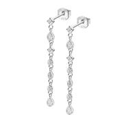 LOTUS SILVER LP3734-4/1 Pure Essential Silber Zirkonia Set Ohrringe für Frauen, Silber