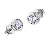 LOTUS Silver Ohrstecker Ohrringe Zirkonia Damen 925 ECHT Silber JLP1272-4-1 Silber Ohrstecker