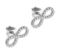 LOTUS Silver Unendlich Ohrstecker Ohrringe Zirkonia Damen 925 Silber JLP1253-4-1 Silber Ohrstecker