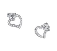 LOTUS Silver Zirkonia Ohrstecker Damen Herz 925 Sterling Silber JLP1519-4-1