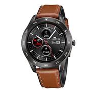 Lotus Smartime Herren Smartwatch Metall Lederarmband braun, 1,3 Touchscreen, Durchmesser: 48 mm, Wasserdichtigkeit: 3ATM, 50012/A