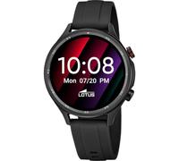 LOTUS Smartwatch Damen & Herren - Unisex Fitnessuhr schwarzes Silikonarmband - Wasserdicht IP65 - KI-Sprachsteuerung, Musik, Schritt- & Kalorienzähler, Schlafmonitor 50205/1 Naya Lite Smartime 2nd Gen