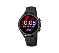 Lotus Smartwatch Unisex Silikon Schwarz - IP65 wasserdicht - KI-Sprachassistent, Musiksteuerung, Schritt- und Kalorienzähler, Telefon, Sport, Schlafmonitor 50205/1