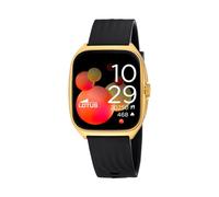 Lotus Smartwatch Unisex Silikon Schwarz - IP65 wasserdicht - KI-Sprachassistent, Musiksteuerung, Schritt- und Kalorienzähler, Telefon, Sport, Schlafmonitor 50211/1