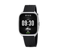 Lotus Smartwatch Unisex Silikon Schwarz - IP65 wasserdicht - KI-Sprachassistent, Musiksteuerung, Schritt- und Kalorienzähler, Telefon, Sport, Schlafmonitor 50210/1