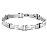 Lotus Style Armband Edelstahl Men in Black
