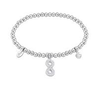 Lotus Style Armband für Damen aus Edelstahl in der Farbe Silber, Durchmesser: 17 cm, LS2170-2/6