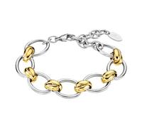Lotus Style Armband für Damen aus Edelstahl in der Farbe Silber und Gold, Länge: 21,3 cm, LS2359-2/1