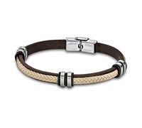 Lotus Style Armband für Damen/Herren aus Leder braun beige Urban-Kollektion JLS1829-2-6