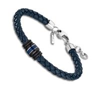 Lotus Style Armband Herren LS1814-2/1 Leder blau Marken-Schmuck JLS1814-2-1
