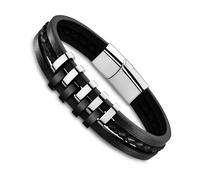 Lotus Style Armband Herren LS1838-2/1 Edelstahl silber schwarz JLS1838-2-1