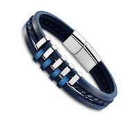 Lotus Style Armband Herren LS1838-2/2 Edelstahl silber blau Schmuck JLS1838-2-2