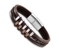 Lotus Style Armband Herren LS1838-2/3 Edelstahl silber braun Schmuck JLS1838-2-3