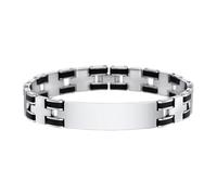 Lotus Style Edelstahlarmband »JLS1177-2-4 Armband schwarz LS1177-2/4« (Armbänder), Armbänder für Herren Edelstahl (Stainless Steel)