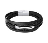 Lotus Style Herrenarmband Leder Armband de Elegantes Design,