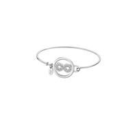 Lotus Style Armband Unendlichkeit für Damen aus Edelstahl in der Farbe Silber, Durchmesser 6,5 cm, LS2014-2/5