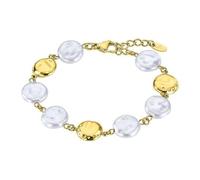 LOTUS Style BLISS LS2563-2/2 Damen-Armband - IP-Stahl vergoldet mit Zirkonia - Karabinerverschluss