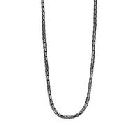 LOTUS Style Collier LS2367-1/3 en Acier inoxydable 316l Pour Homme Noir 51 mm, Acier inoxydable, Pas de gemme