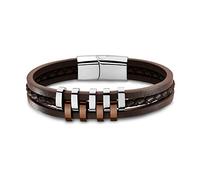 Lotus Style Herren Armband LS1838-2/3 Edelstahl Schmuck Silber braun D4JLS1838-2-3 Armband
