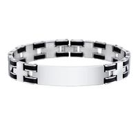 Lotus Style Edelstahlarmband »JLS1177-2-4 Armband schwarz LS1177-2/4« (Armbänder), Armbänder für Herren Edelstahl (Stainless Steel)