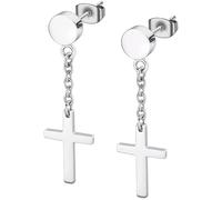 Lotus Style Herren Ohrstecker Edelstahl Kreuz