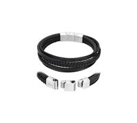 Lotus Style Herrenarmband Leder Armband de Elegantes Design,