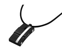 Lotus Style Herren Halskette Leder LS1316-1/2 Edelstahl Anhänger schwarz silber