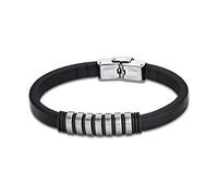 Lotus Style Leder Armband LS1827-2/1 Damen/Herren Schmuck schwarz D2JLS1827-2-1 EIN schönes Geschenk zu Weihnachten, Geburtstag, Valentinstag für die Frau, für den Mann