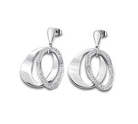 Lotus Style Steine Ohrringe silber LS1672-4/1 Edelstahl Ohrhänger JLS1672-4-1 Edelstahl Ohrhänger