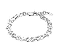LOTUS Style Urban Woman LS2578-2/1 Damen-Armband - Edelstahl silber mit Unendlichkeitsgliedern 20 cm Karabinerverschluss glänzend