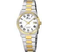 Lotus Damen Uhr Analog aus Edelstahl 316L Multi - Quarzwerk - Mineralglas hochresistent - 10 ATM wasserdicht - Kalender 18839/4 - Freedom Collection