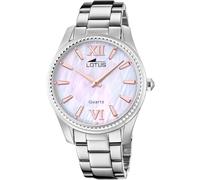 Lotus Damen Uhr Analog Edelstahl 316L Silber - Quarzwerk - Mineralglas hochresistent - 5 ATM wasserdicht 18898/A - Trendy