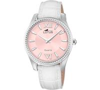 Lotus Damen Uhr Analog aus Leder - Quarzwerk - Mineralglas hochresistent - 5 ATM wasserdicht - Elegant, klassisch und Vintage 18899/C - Trendy