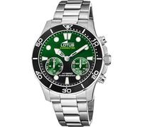 Lotus Uhr Smart Herren Hybrid Connected aus Edelstahl 316l | Analog-Smartwatch, Wasserdicht 10 ATM 18800/6, Musiksteuerung, Schrittzähler, Anrufbenachrichtigung und -ablehnung