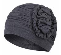 Lotus-Uni Bamboo Turban by Christine Headwear blau-meliert One Size