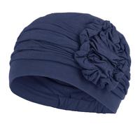 Lotus-Uni Bamboo Turban by Christine Headwear dunkelblau One Size
