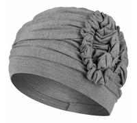 Lotus-Uni Bamboo Turban by Christine Headwear grau One Size