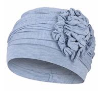 Lotus-Uni Bamboo Turban by Christine Headwear hellblau One Size