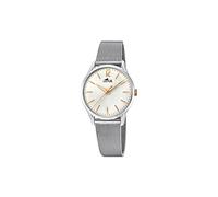Lotus Watches Damen Datum klassisch Quarz Uhr mit Edelstahl Armband 18408/1