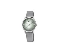 Lotus Watches Damen Datum klassisch Quarz Uhr mit Edelstahl Armband 18408/4