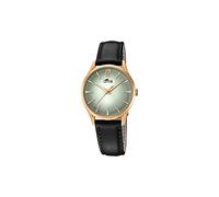 Lotus Watches Damen Datum klassisch Quarz Uhr mit Leder Armband 18407/5