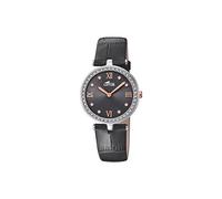 Lotus Watches Damen Datum klassisch Quarz Uhr mit Leder Armband 18462/4