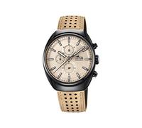 Lotus Watches Herren Chronograph Quarz Uhr mit Leder Armband 18567/1