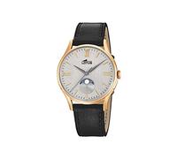 Lotus Watches Herren Mondphase Quarz Uhr mit Leder Armband 18428/1
