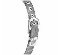 Lotus Kinder Mesh-Armbanduhr 18659/1 Edelstahl 316L Silber mit Herzen 24 mm Quarz