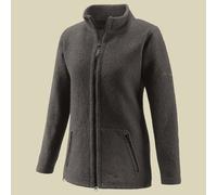 Mu- Lou Wolljacke W100 mit Stehkragen Damen, granit grau, Größe: L
