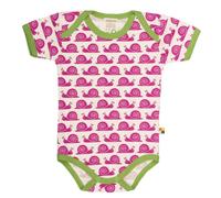 Loud and Proud Schnecken Body kurzarm pink 50/56