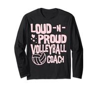 Loud-n-Proud Volleyball-Trainer Mädchen-Team Langarmshirt